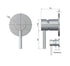 Meir Outdoor Shower Mixer 316SS